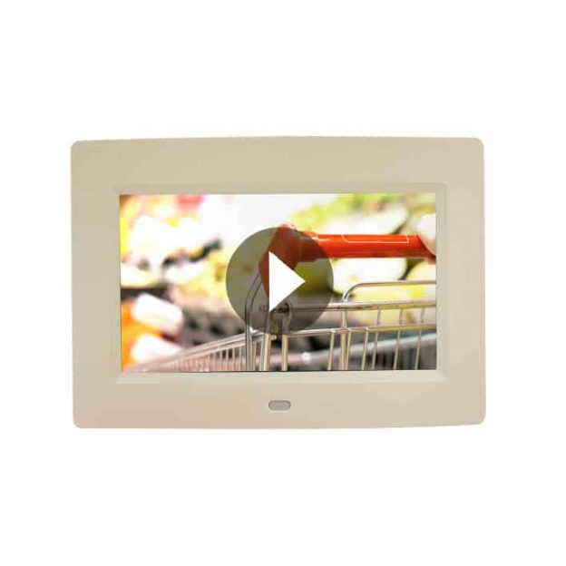 Ecran digital LCD 7 pouces pour vos animations marketing en magasin